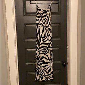 Zebra print dress